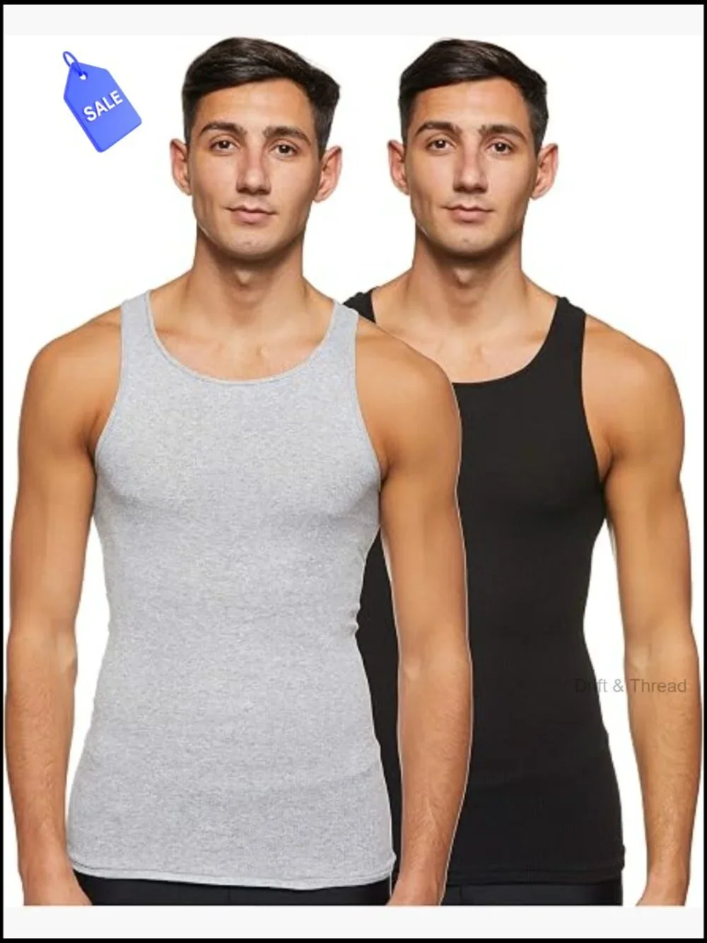 Men's Cotton Tank Undershirts 12-Pack Sleeveless